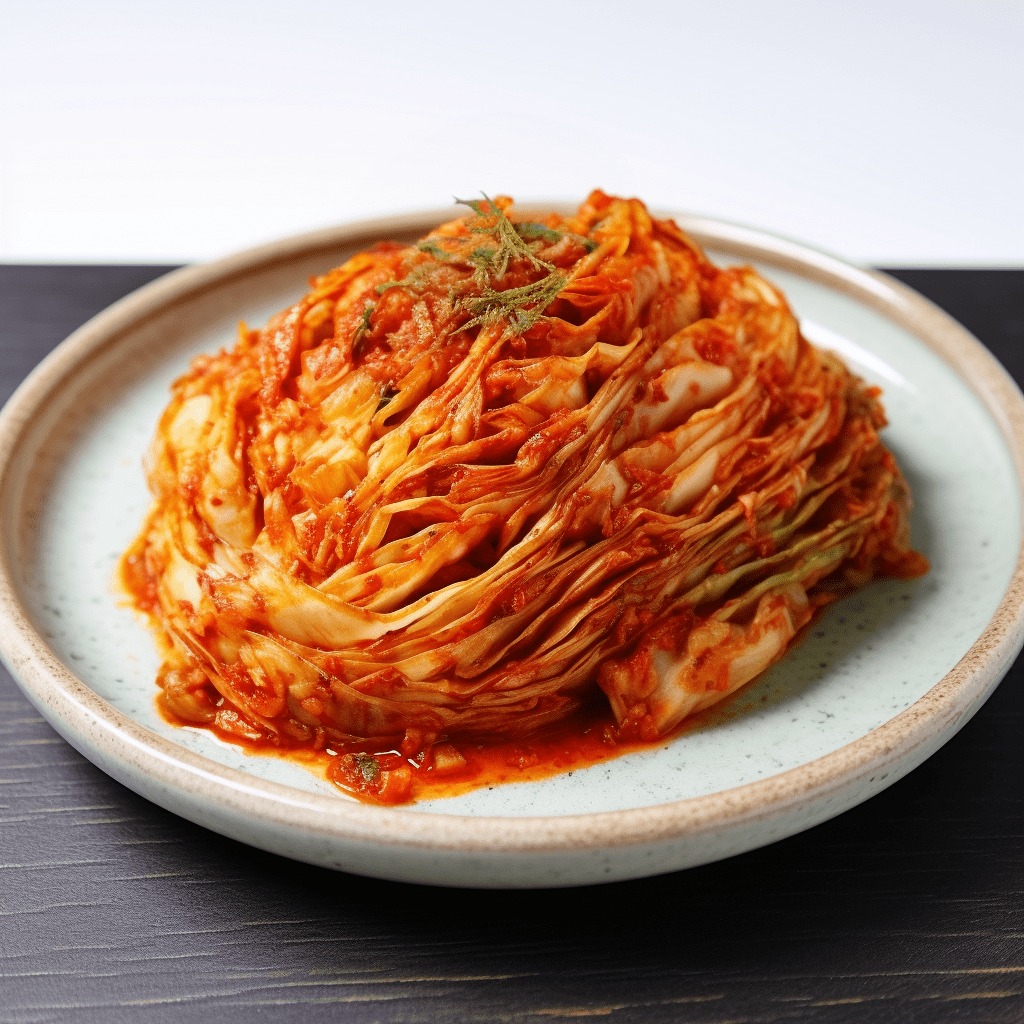 한국의 전통 음식 김치