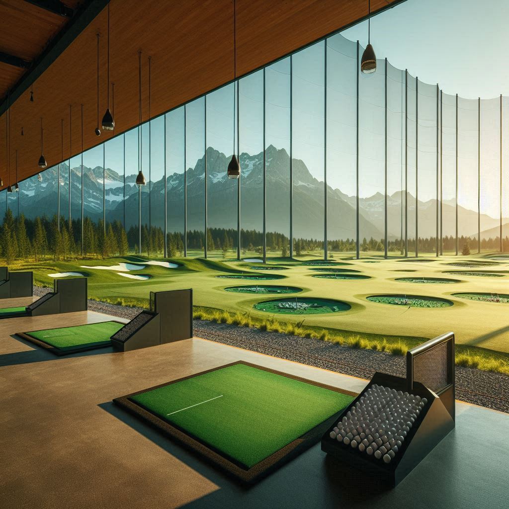 실외골프연습장 배경