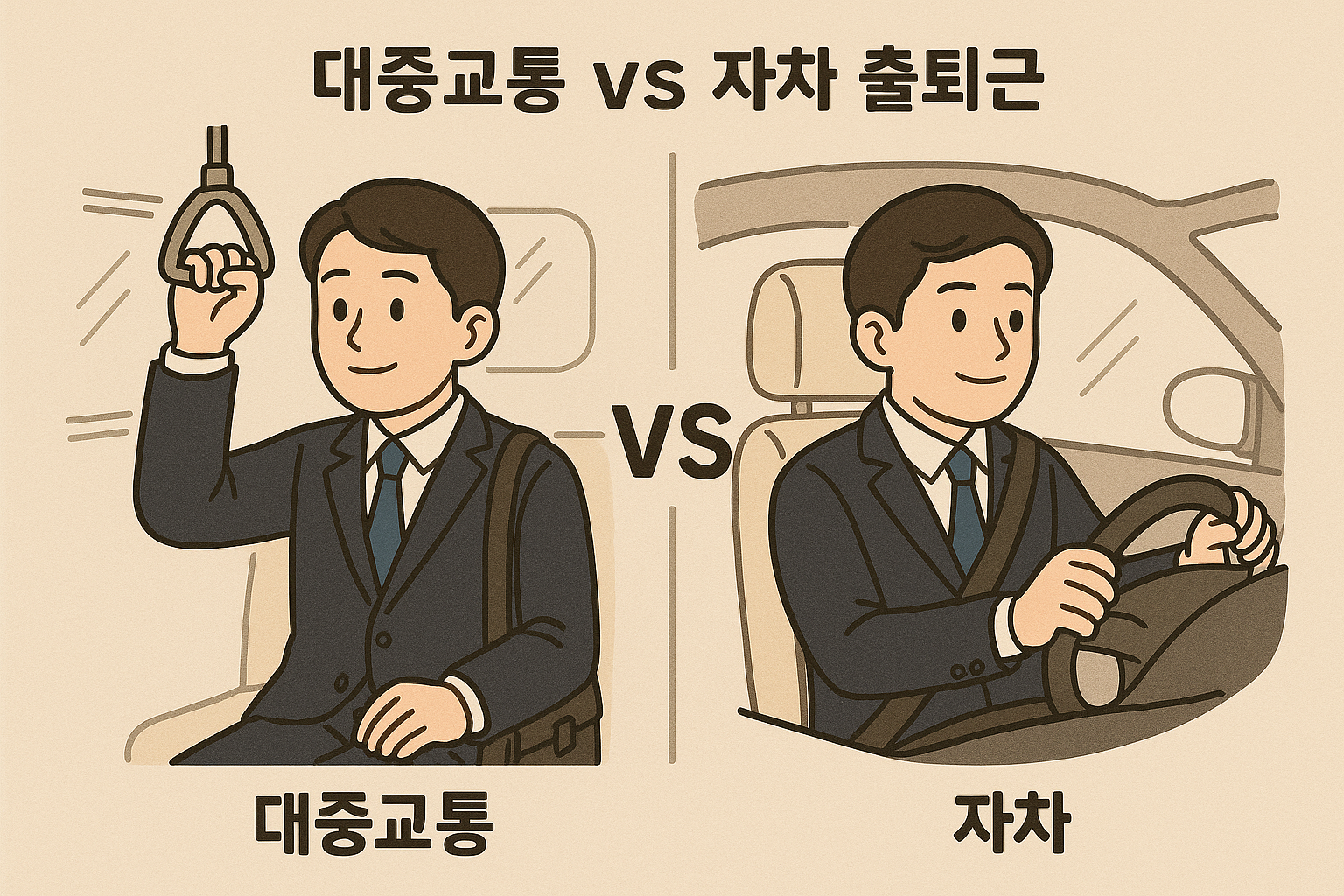 대중교통 vs 자차 출퇴근 활용팁 관련 이미지