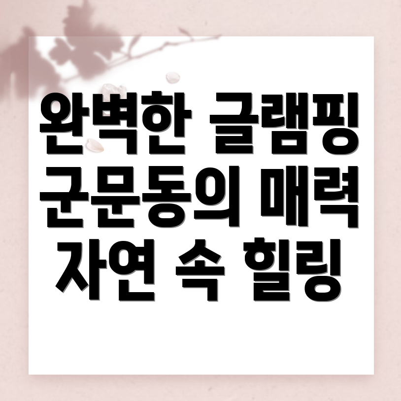 평택시 군문동 글램핑