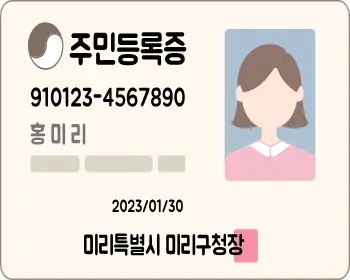 주민등록증 재발급 인터넷 신청15