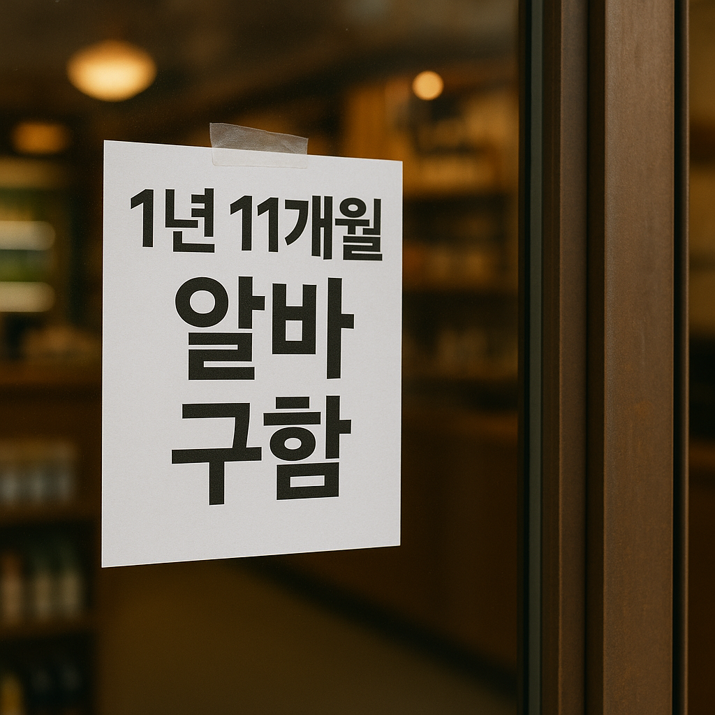 알바 무기계약직 전환