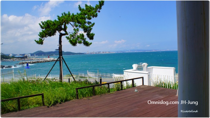 럭셔리하우스 옆 난간