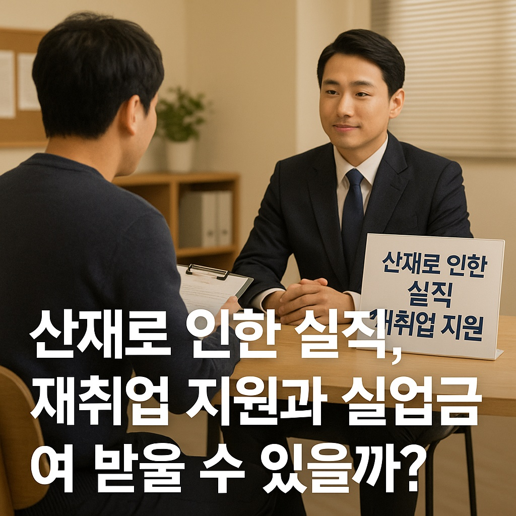 산재로 인한 실직,재취업 상담 이미지