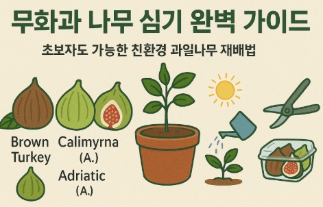 무화과 나무심기 안내 사진