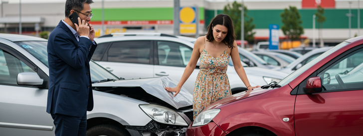 자동차 접촉사고 이미지