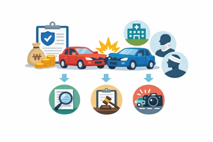 운전자보험 교통사고 위로금 전체 구조와 보장 흐름을 보여주는 설명 이미지17