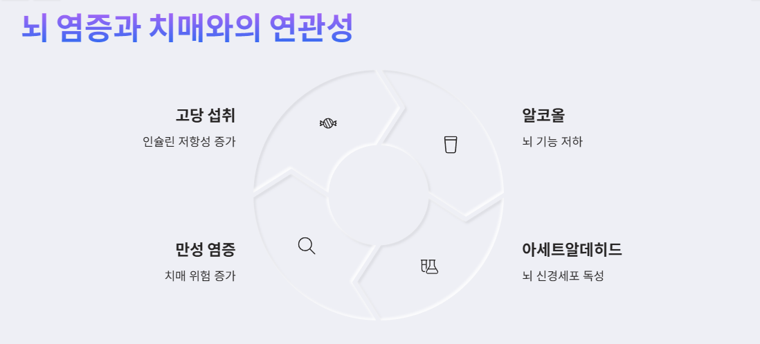 뇌 염증과 치매와의 연관성