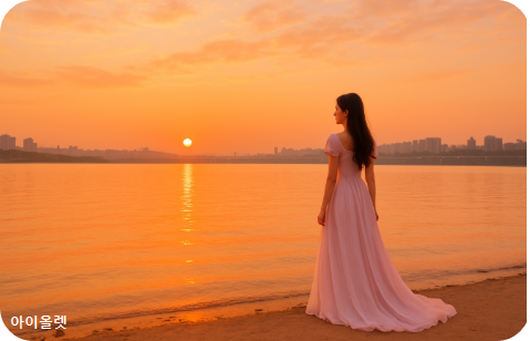 “붉은 노을” – 서울 한강과 이문세의 감성 일몰