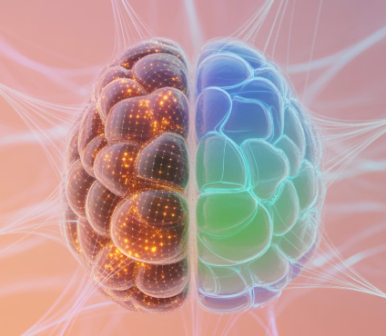 OpenAI research on AI hallucination causes and solutions with neural network visualization