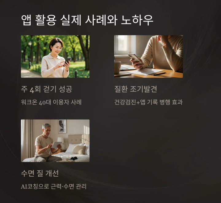 스마트 헬스케어 앱으로 시작하는 40대 건강 습관