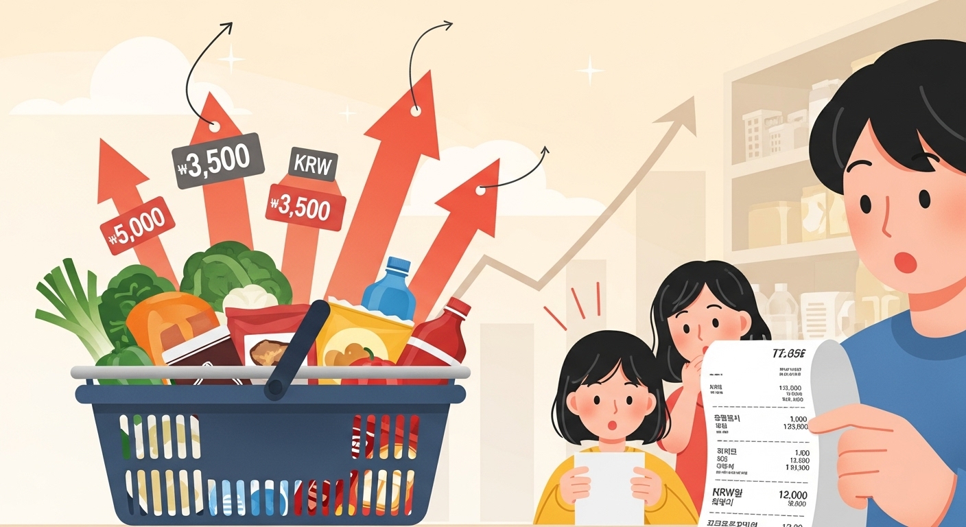 숨만 쉬어도 돈 드는 시대 2025년 체감 물가가 유독 높은 진짜 이유