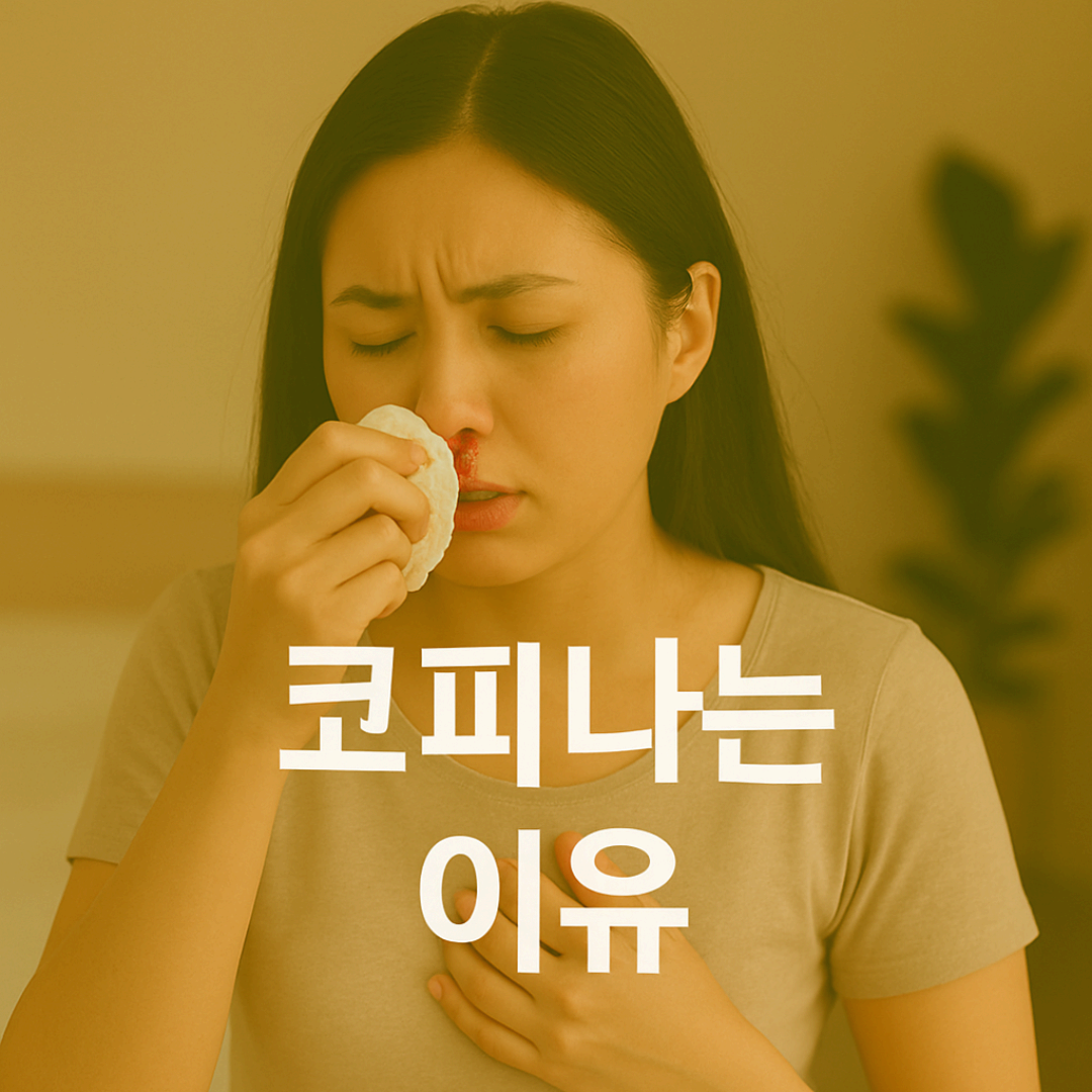 코를 세게 풀거나 후비는 습관, 코피의 주요 원인입니다.