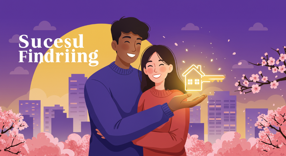 서울시 신혼부부 임차보증금 이자지원으로 주거 안정을 찾은 행복한 신혼부부의 모습.