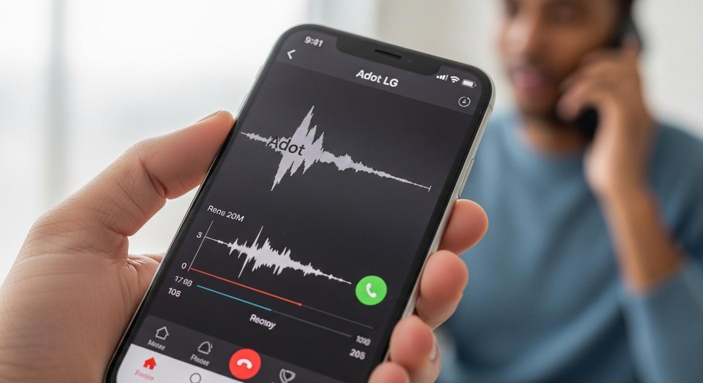 아이폰 통화녹음 에이닷 lg