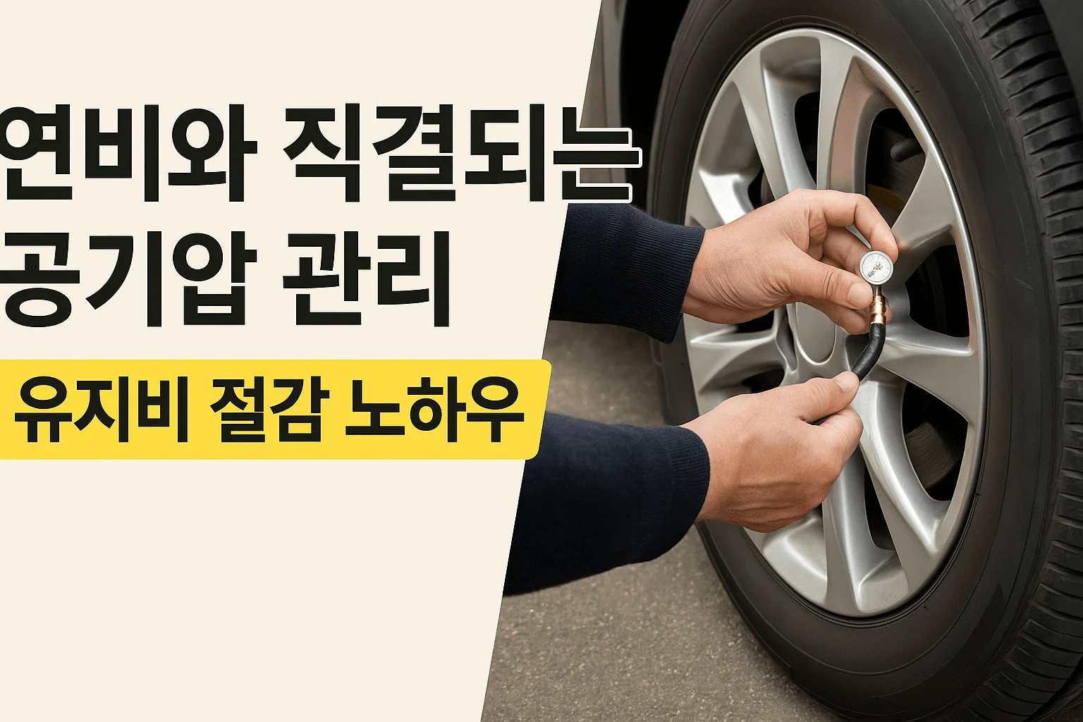 연비와 직결되는 공기압 관리, 유지비 절감 노하우