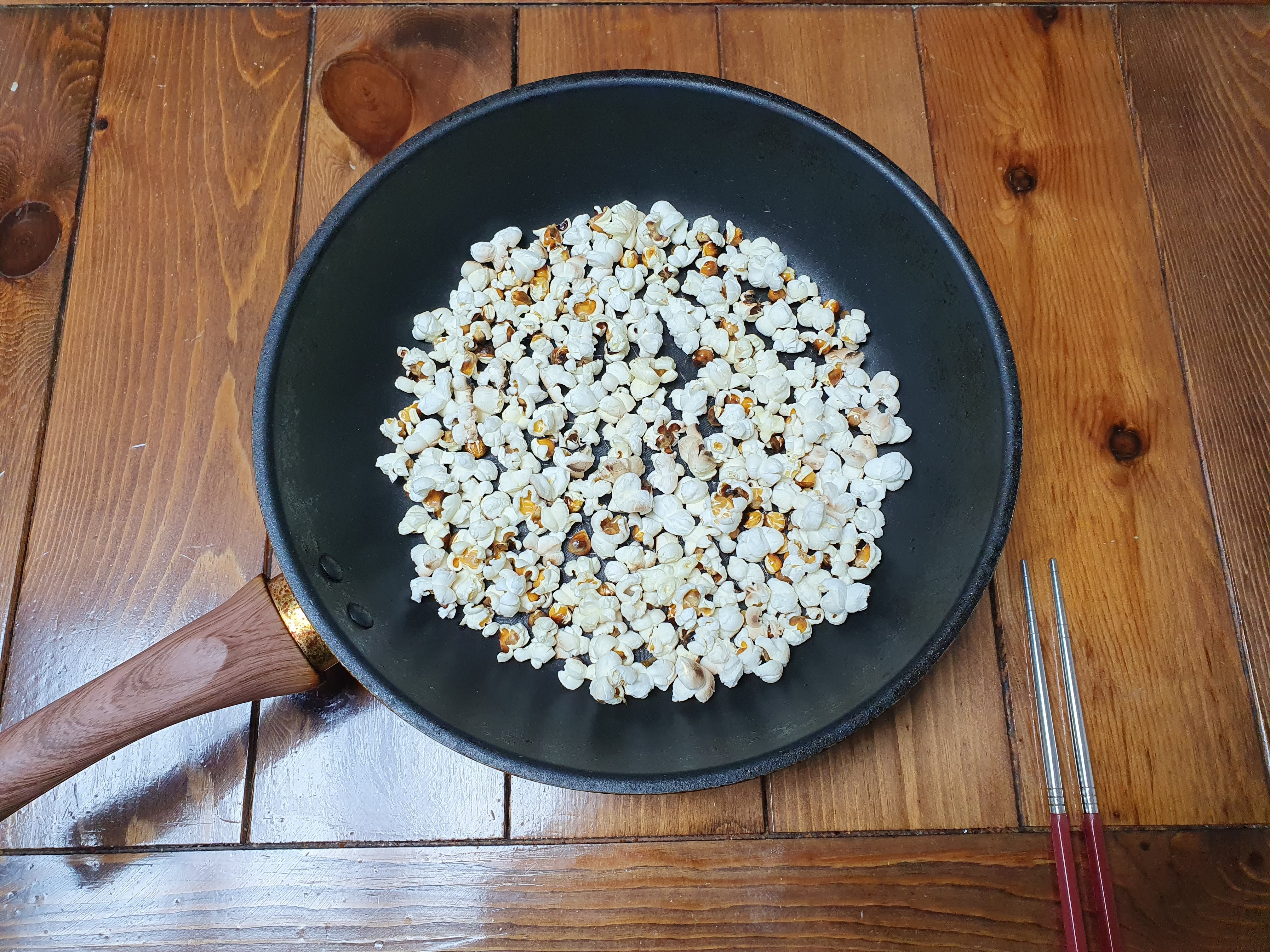 팝콘 만들기 집