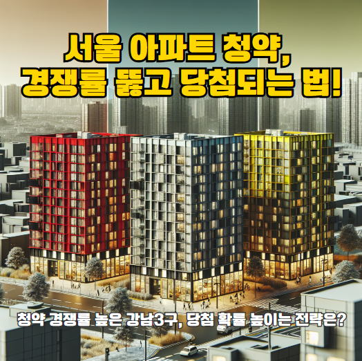 서울 아파트 청약 경쟁률