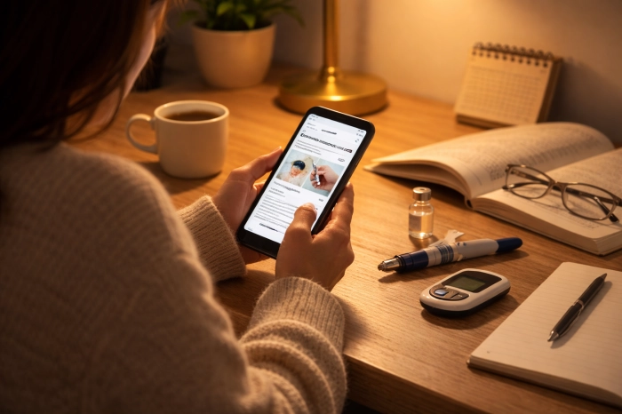 인슐린 주사 놓는 법