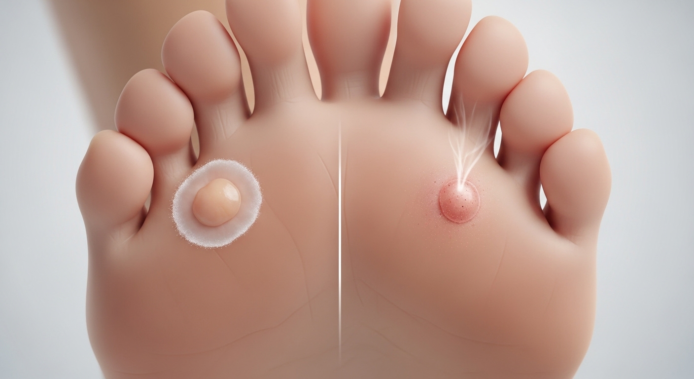 티눈과사마귀, 발관리