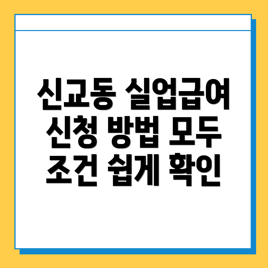 실업급여 신청방법