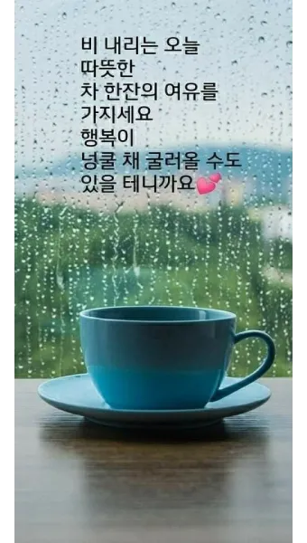 비오는날 안부 인사 건강 챙기는 말 안전 운전 당부 문장_21