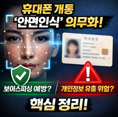 휴대폰 개통 안면인식