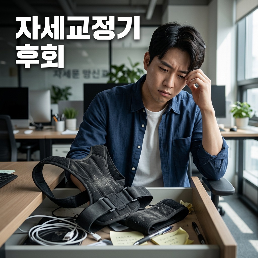 자세교정기 고르는법 굽은등 자세 문제