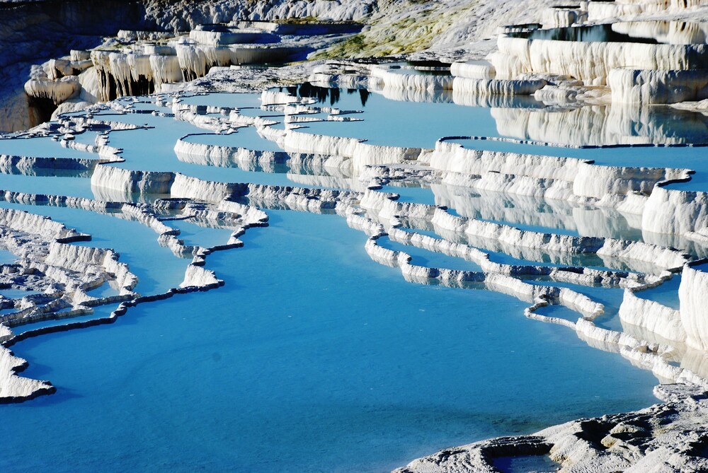 유네스코 세계문화유산 파묵칼레 히에라폴리스 목화의성 튀르키예 온천수 탄산칼슘 클레오파트라