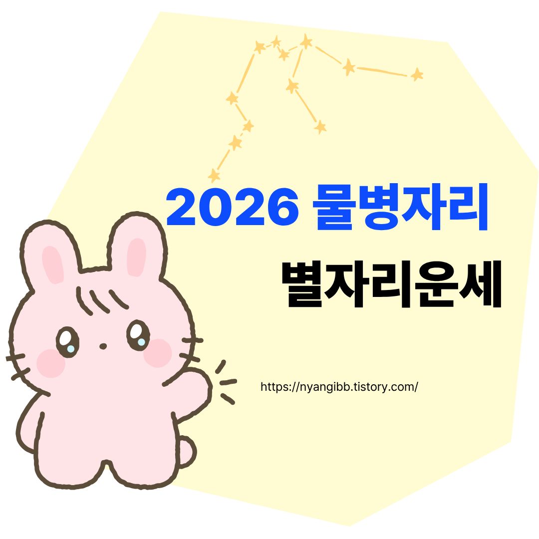 2026 물병자리 별자리운세 관련 사진