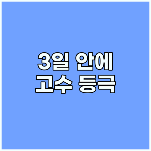 3일 안에 냥냥시노비 고수 등극! 초..