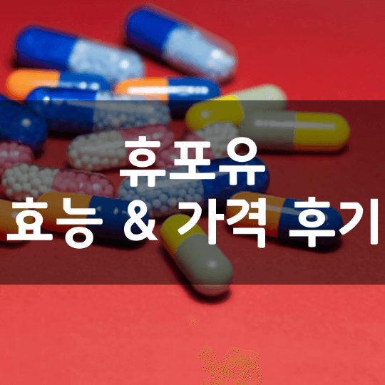 휴포유-뜻-효능-성분-복용법-가격-내돈내산-후기-추천-정리