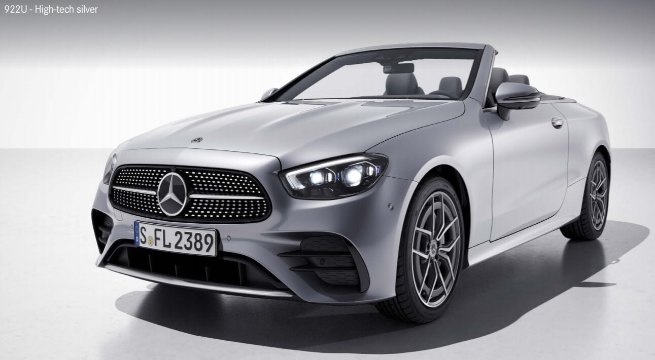 High-tech silver(색상 코드 : 922) E 클래스 카브리올레 - High-tech silver(색상 코드 : 922)