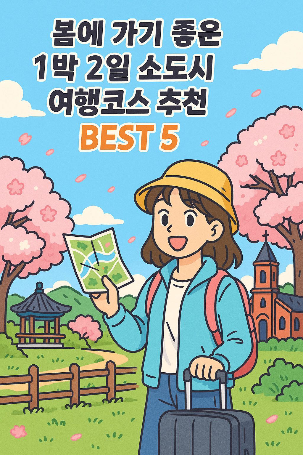 봄에 가기 좋은 1박 2일 소도시 여행코스 추천 BEST 5