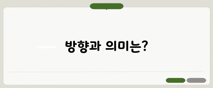 north 의미와 방향 영어 표현