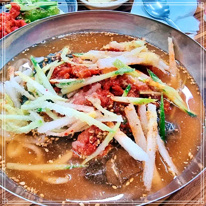 강원 속초 맛집 가자미회 냉면, 명태회냉면