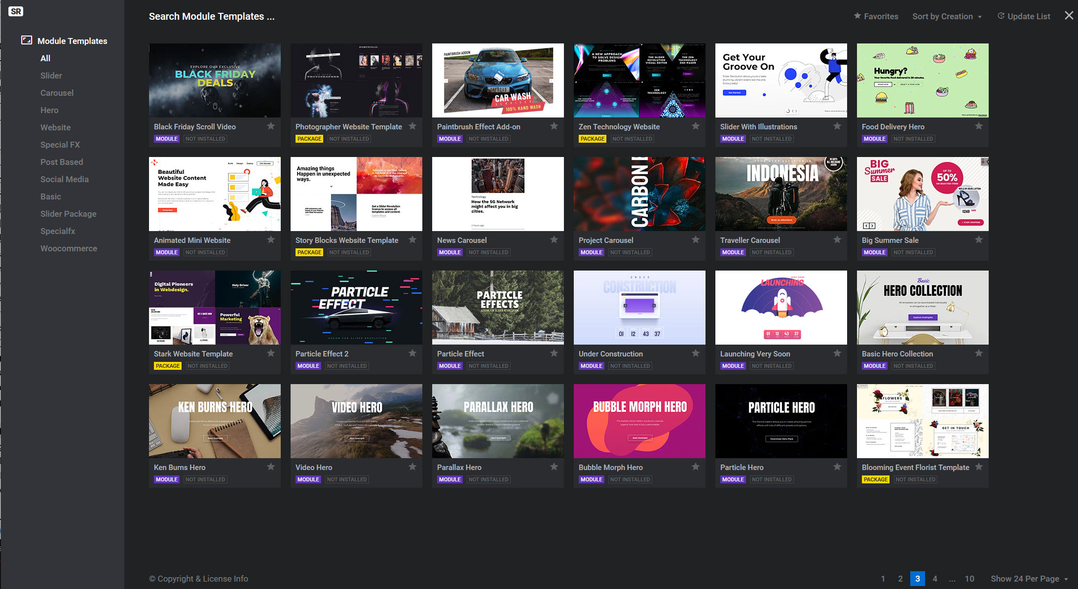 워드프레스 슬라이더 레볼루션(Slider Revolution) 템플릿 - 현재 이용 가능한 슬라이더 템플릿 5