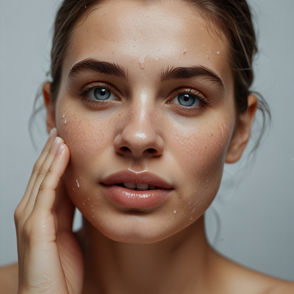 세안을-하는-여성