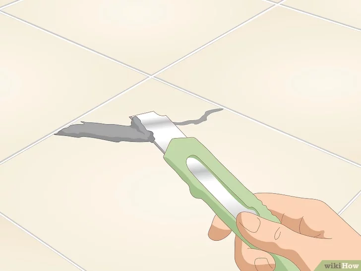 깨진 타일 수리