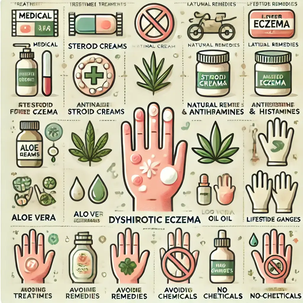 손가락 한포진의 치료 방법