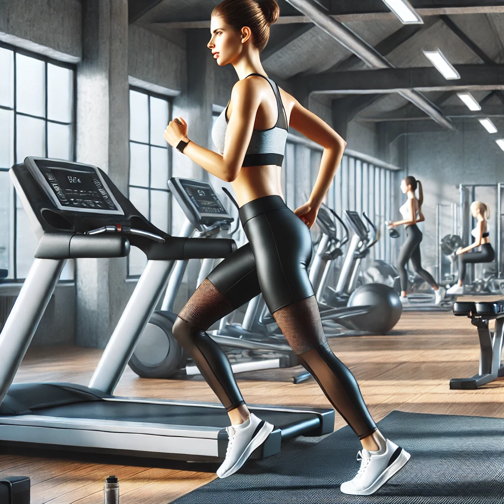 주 5일 유산소 운동으로 러닝을 하는 여성의 모습