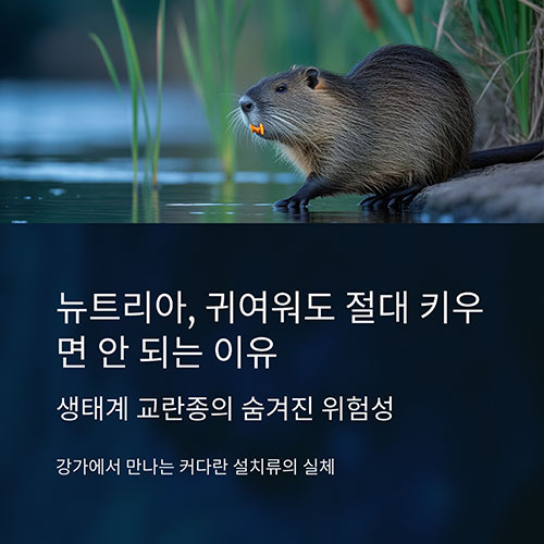 왜 키우면 안 되는 동물일까요?