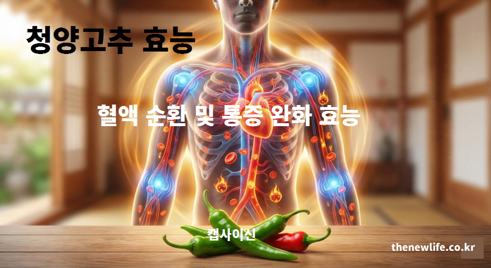 혈관을 확장시켜 혈액 순환을 돕고 신경통 통증을 완화하는 자연 진통제 청양고추 효능