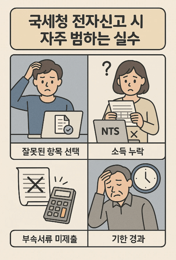 전자신고 오류 유형