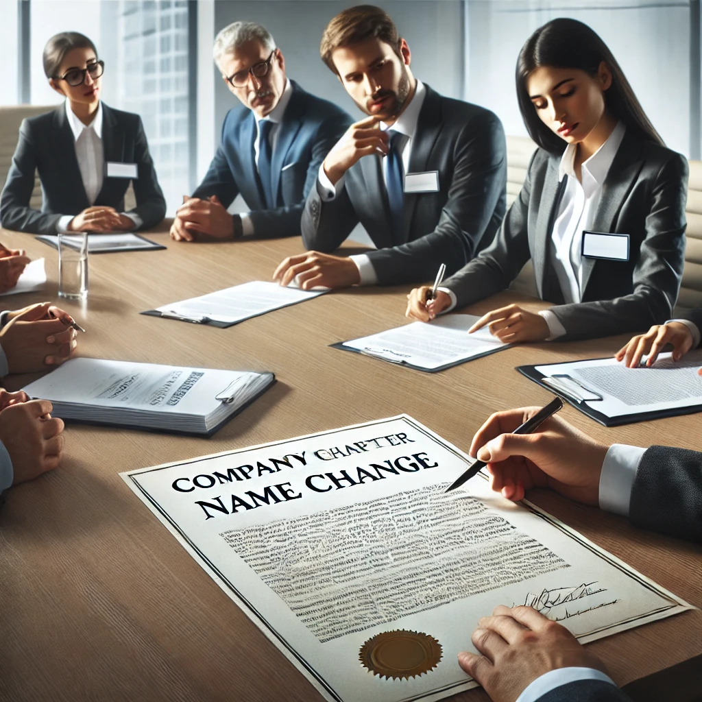 법인 상호변경 셀프등기