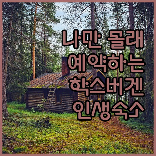 네덜란드 학스버겐 여행객들이 몰래 예..