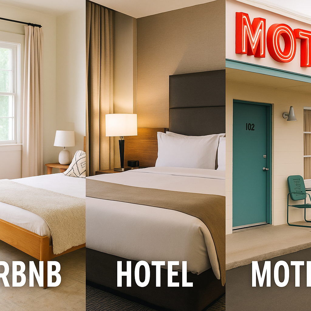 숙소 비교 사진