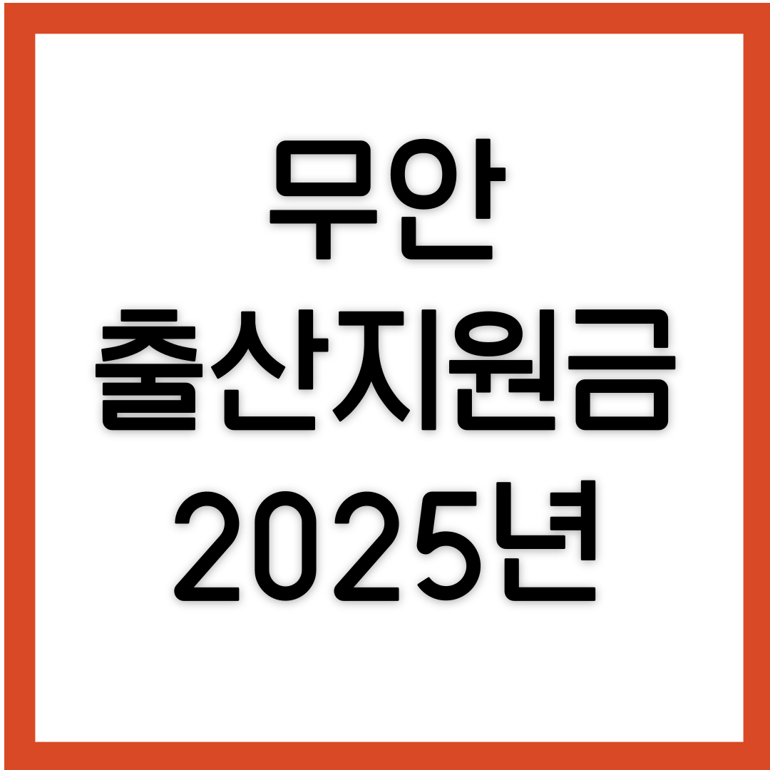 무안-출산지원금-2025년