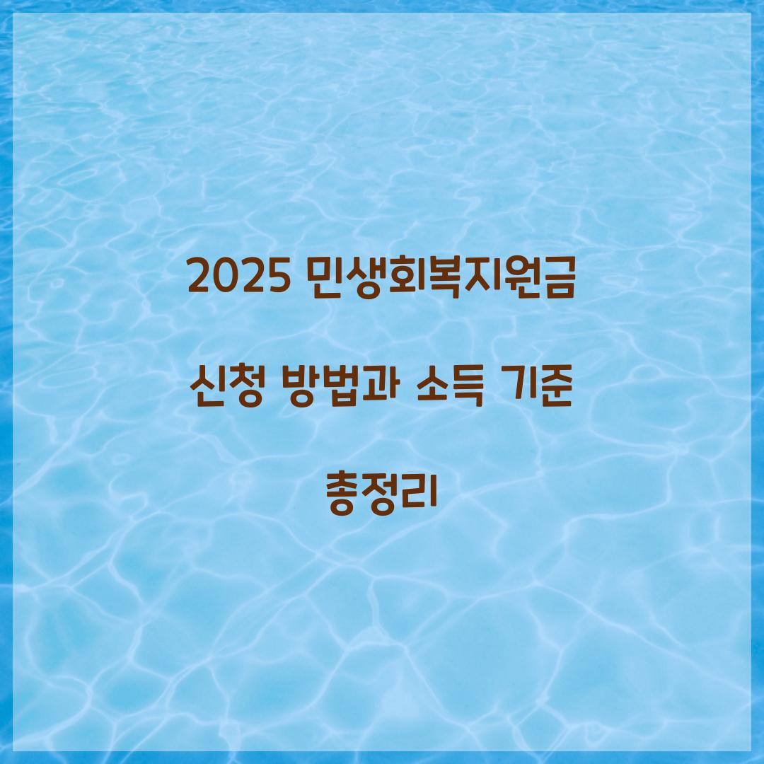 2025 민생회복지원금