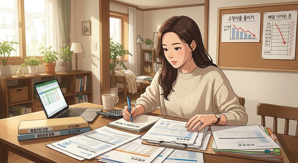 불필요한 보험 리모델링하고 고정지출 줄이기